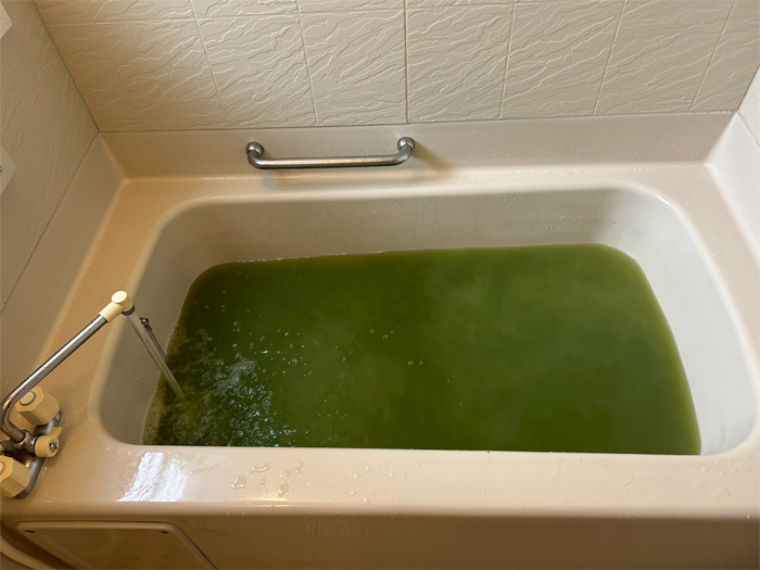 風呂釜配管クリーニング例