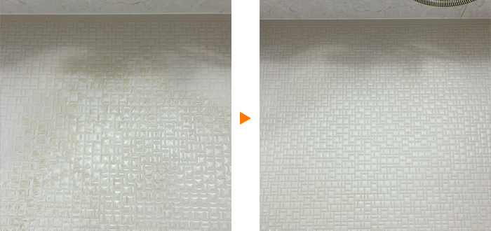 エアコンクリーニング吹き出し口のクリーニング例