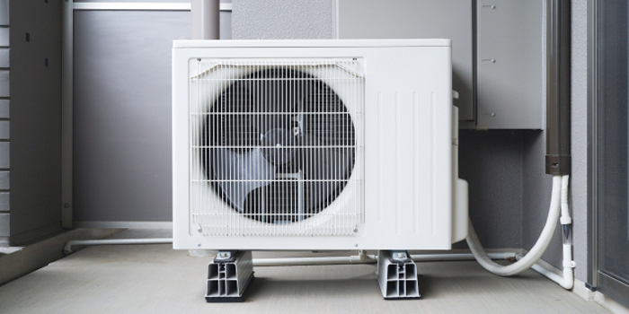 室外機まわりのお掃除イメージ